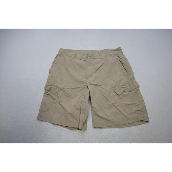 The North Face Cargo Shorts Nylon Beige Fishing Hiking Mens Size 34 - Picture 1 of 8